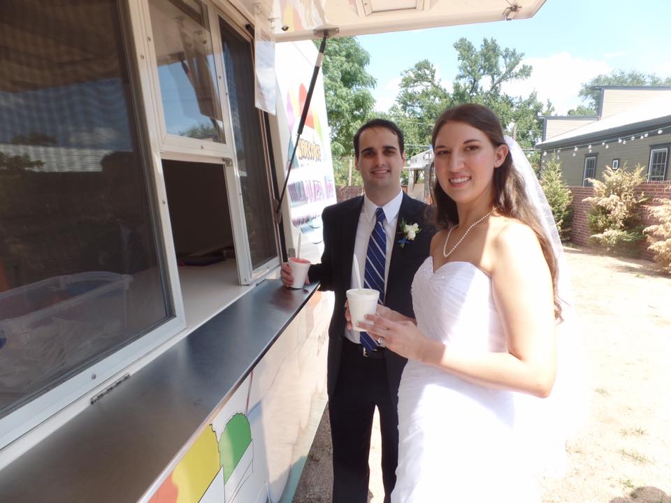 Did you know we even serve our snocones at weddings! Congratulations Lashelle and Cameron! Thank you for letting us share in your special day!